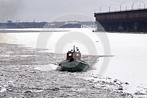 Ice breaker, ship, boat