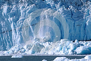 Ice Calving At Glacier Bay