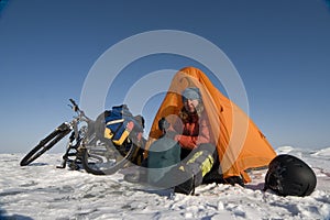 Ice camping