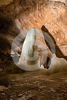 Ice cave in the Alps