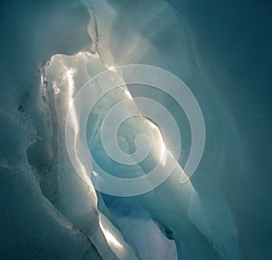 Ice Cave Light 1, Alaska photo