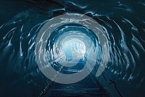 Ice cave Mer de Glace