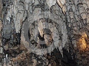 Ice cave stalactite photo