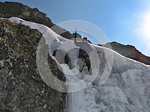 Ice climbing
