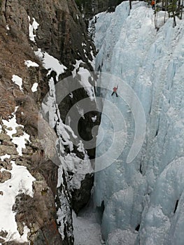 Ice climbing at Ouray Ice Park photo