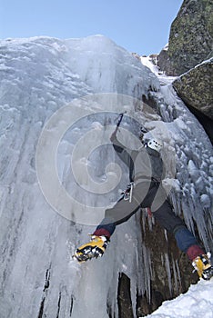 Ice climbing sport