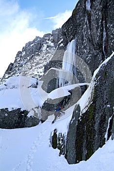 Ice climbing sport