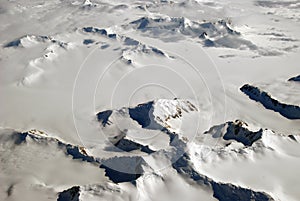 Ice clouds and mountains