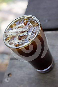Ice coffee americano.