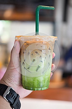 Ice coffee fusion three layer