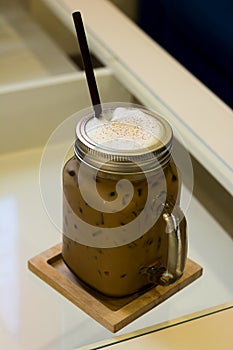 Ice Coffee is ready for serving