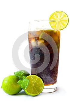 Ice cold cola drink