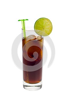 Ice cold cola drink