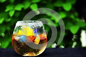 Ice cold colorful drinks to freshen your day photo