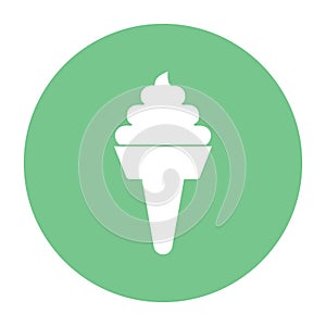 Ice cone Isolated Vector icon which can easily modify or edit