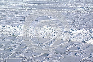 Ice covered sea