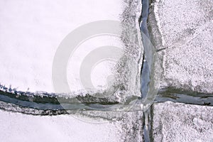 Ice crack