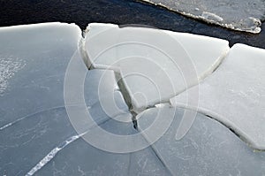 Ice crack