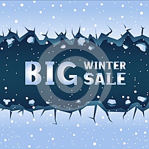 Ice crack winter sale