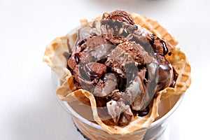 Ice cream Chocolate topping