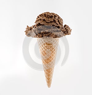 Ice cream on cone