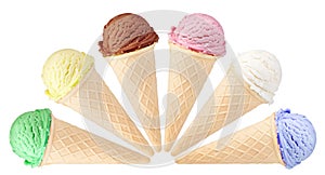 Ice cream with cone
