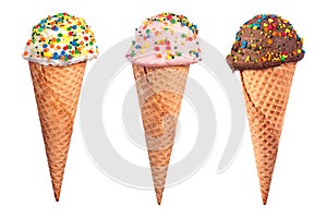 Ice Cream Cone Assortment