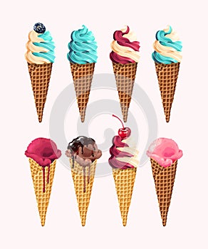 Ice cream cone set