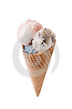 An ice cream cone