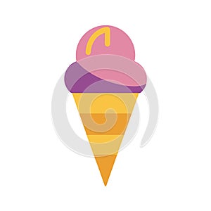 Ice cream cone vector