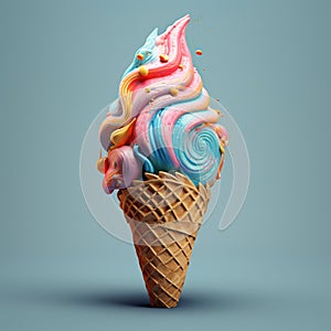 Ice cream cones.concept