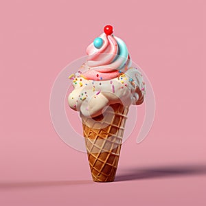 Ice cream cones.concept