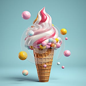 Ice cream cones.concept