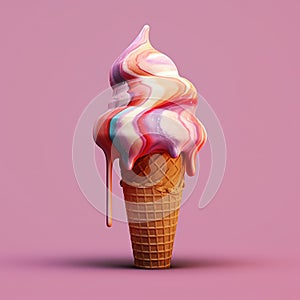 Ice cream cones.concept