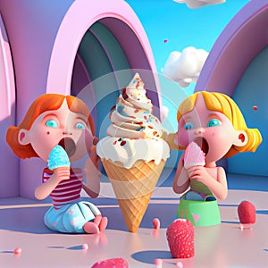 Ice Cream Craze, Mad with Generative AI