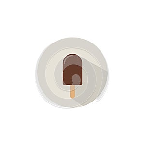 Ice Cream Flat Icon Vector. Dessert Symbol Illustration