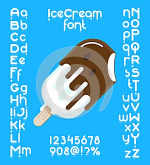 Ice Cream Font set