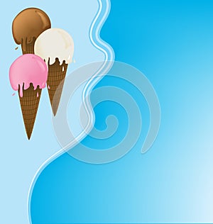 Ice cream frame