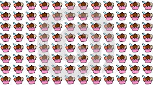 Ice cream ,gift card or cloth, pattern, repeating pattern,