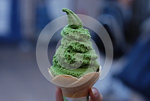 Ice cream greentea