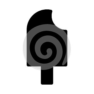 Ice cream vector glyph flat  icon