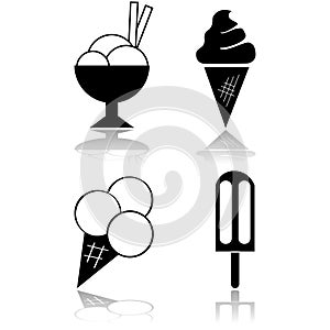 Ice cream icons