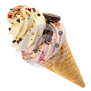 Ice Cream isolated on white background