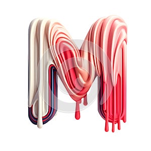 Ice cream letter M