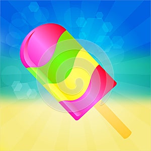 Ice cream lolly background