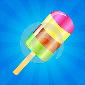 Ice cream lolly background