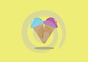 Ice Cream Lover vector illustration