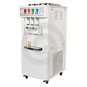 Ice Cream Machine isolated on white background