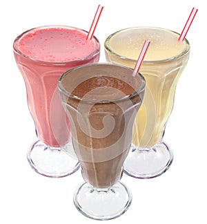 Ice cream milkshake drinks
