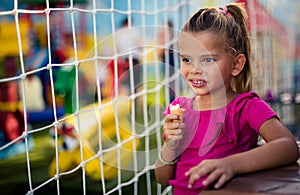 Ice cream is the most beautiful refreshment.